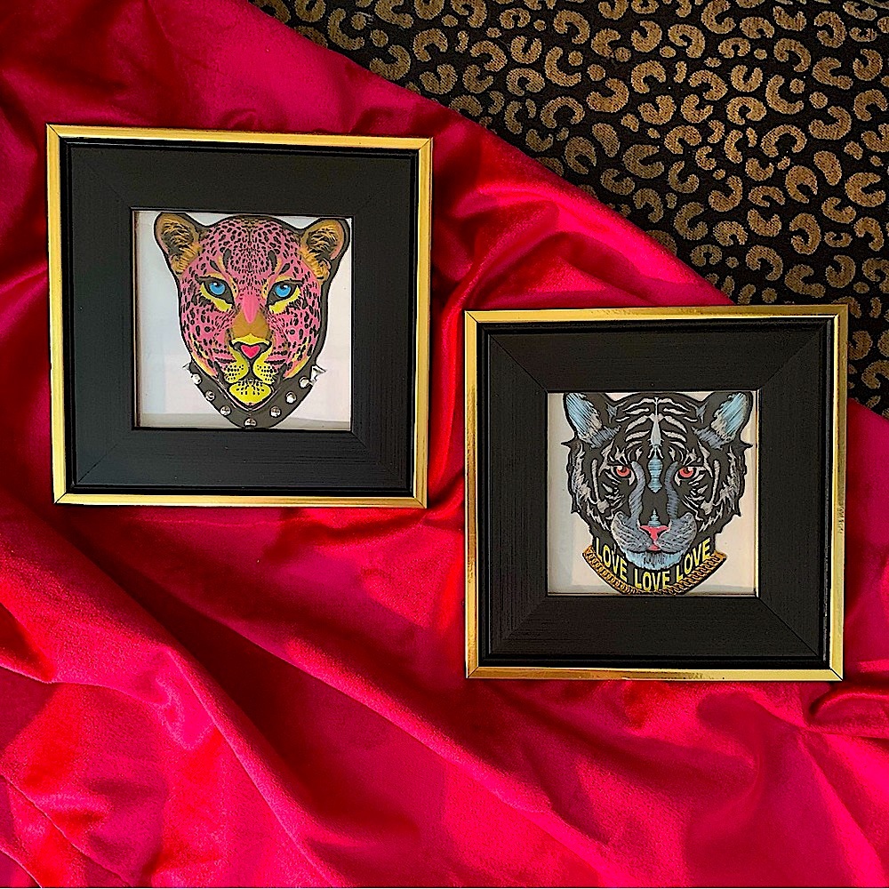 Funky Pop Art | Framed Felines